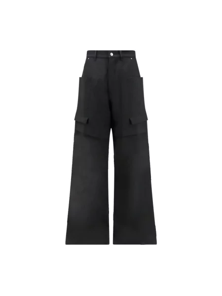Spodnie Rick Owens wełniane czarne