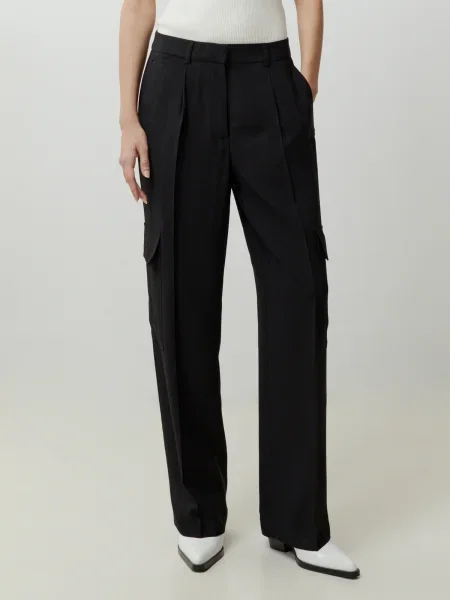 EDITED Pantaloni cu Mako' negru