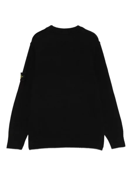 Sweter dziecięcy Stone Island czarny