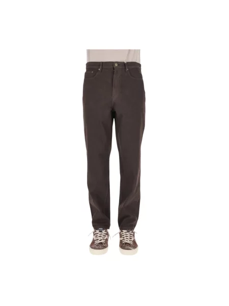 Jeansy straight leg A.p.c. brązowe
