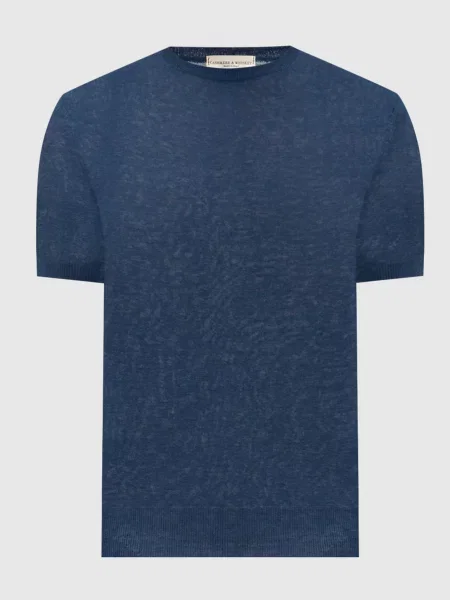 Футболка з льоном Cashmere&whiskey синя