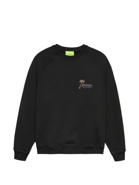 Pulover New Amsterdam cu imagine negru