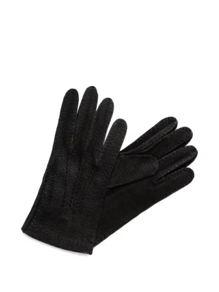 Mănuși La Portegna din piele negru