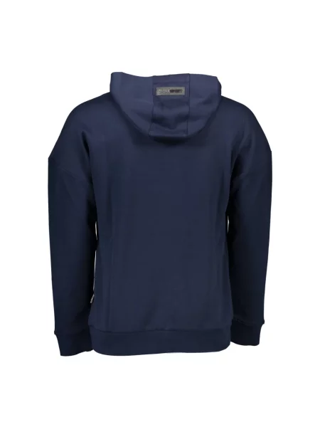 Bluza z kapturem Plein Sport z kapturem niebieska