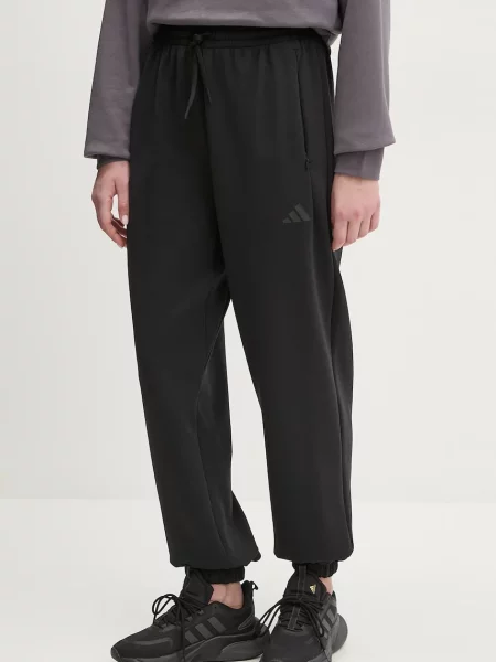 Adidas Performance pantaloni de antrenament Designed for Training neted negru