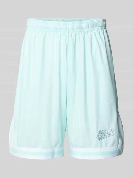 Bermudy o kroju relaxed fit z wyhaftowanym logo model ‘Varsity’