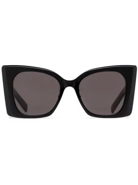 Ochelari de soare Saint Laurent Eyewear cu imprimeu geometric negru