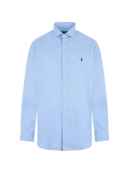 Риза Polo Ralph Lauren бродирана синьо
