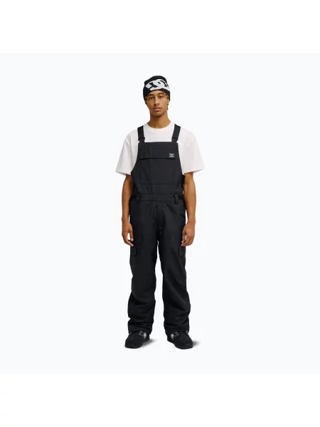 Pantaloni de snowboard pentru bărbați DC Docile Bib black negru