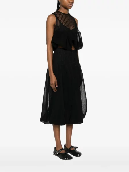 Bluzka Cfcl bez rękawów plisowana czarna