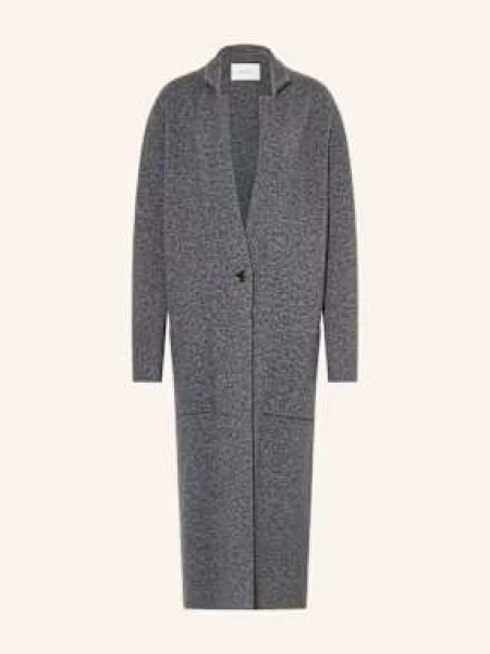 Lisa Yang Pletený Kabát Amie Z Kašmíru tmavě šedá