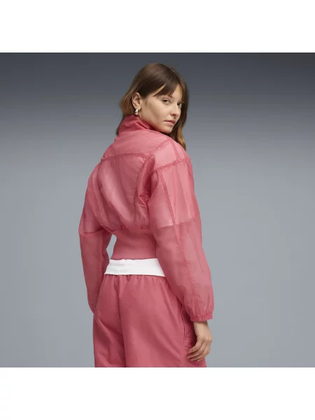 PUMA tkana kurtka oversize Dare To Odzież S różowy