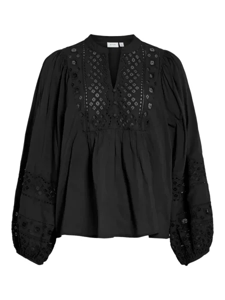 VILA Bluză negru
