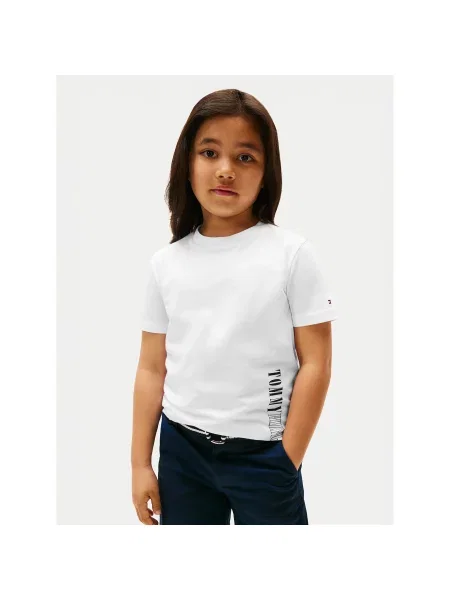 Tommy Hilfiger Majica Graphic Regular Fit bela