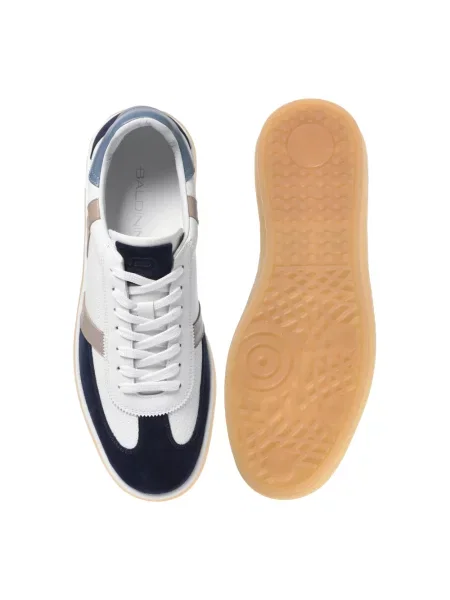 Sneakersy Baldinini zamszowe białe