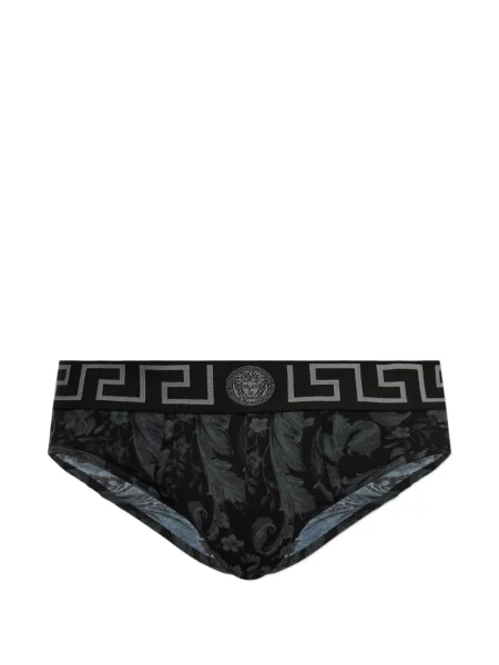 Chiloți Versace cu imagine negru