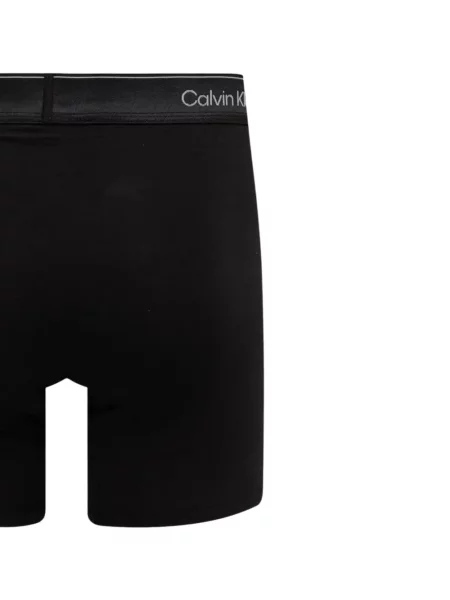Boxeri Calvin Klein Underwear cu autograf negru