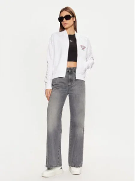 Guess Jeans Mikina bílá