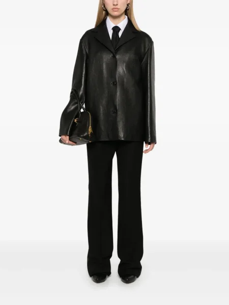 Pantaloni Max Mara de lână negru