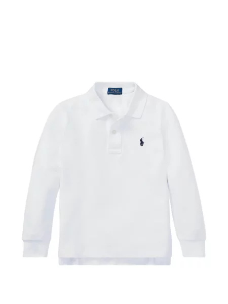 Koszulka polo dziecięca Polo Ralph Lauren biała