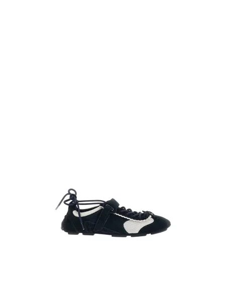 Sneakersy Shushu/tong skórzane niebieskie