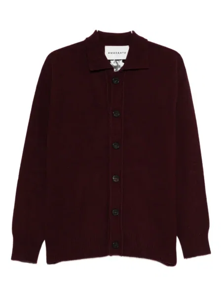 Cardigan Amaranto tricotate roșu
