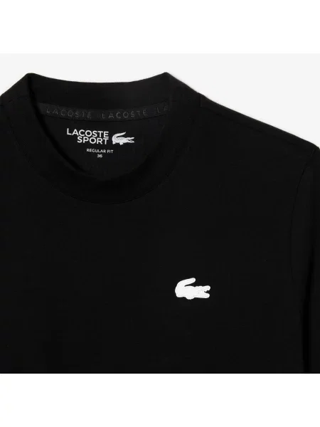 Lacoste Sport T-Shirt Z Organicznej Bawełny czarna
