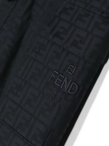 Spodnie dziecięce Fendi niebieskie