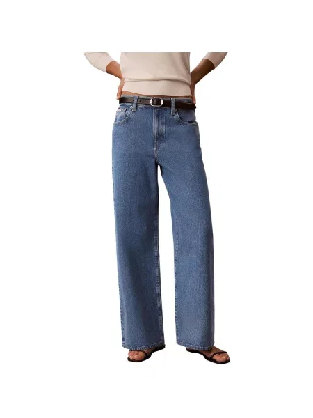 Džínsy Calvin Klein Jeans modrá