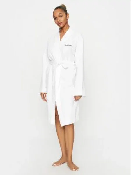 Kopalni plašč Calvin Klein Underwear bela