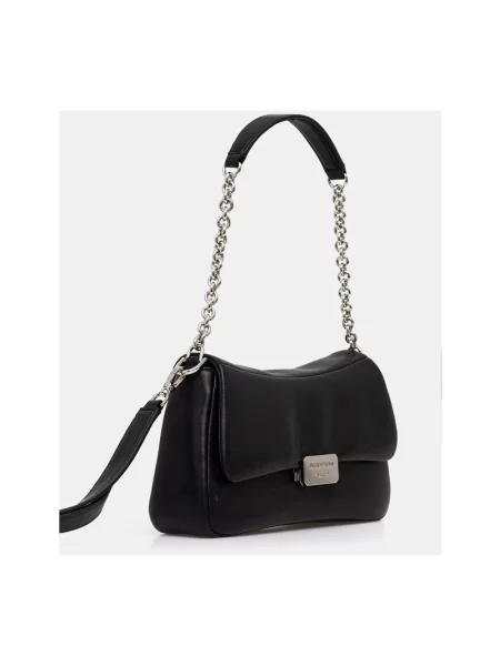 Emporio Armani torebka skórzana czarna