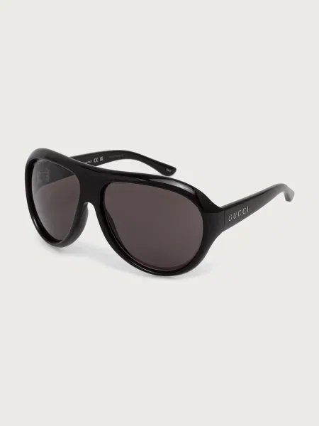Gucci okulary przeciwsłoneczne pilotki czarne