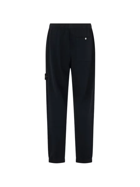Pantaloni Stone Island cu strasuri alergare negru