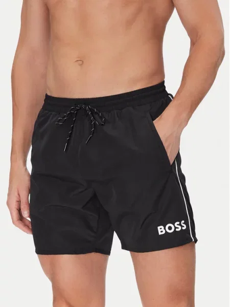 BOSS plavkové šortky černé