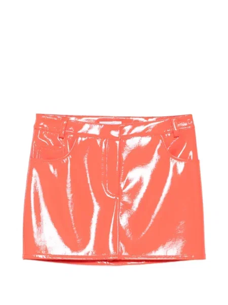Fusta mini Patrizia Pepe portocaliu