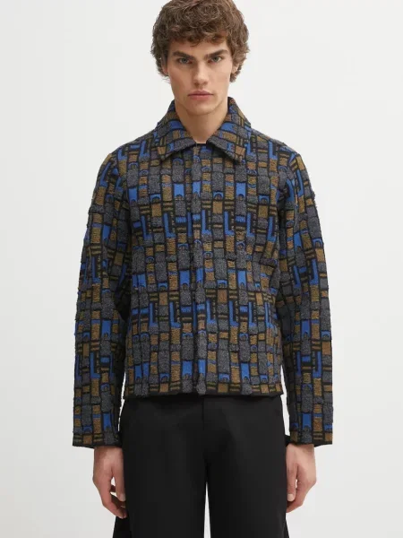 Kardigan Ader Error KNIT pánský šedá