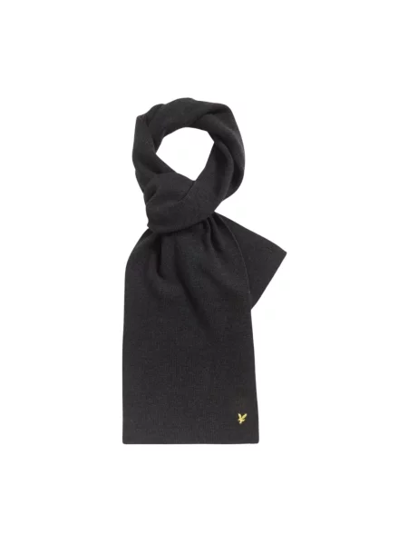 Szal Lyle & Scott wełniana czarna