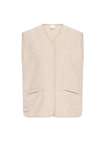 Kamizelka Ichi elegancka beżowa