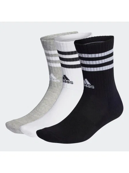 Prugaste čarape Adidas Sportswear bijela