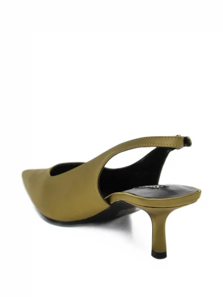 Pantofi cu toc Senso slingback verde