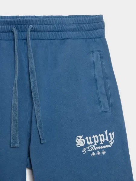 Supply&demand Spodnie Crosses Pnt Blu-Cpbl niebieskie