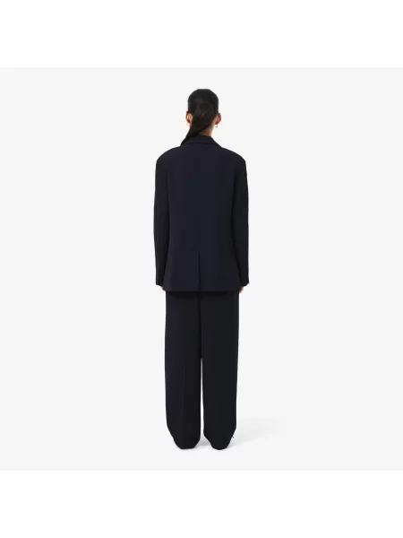 Lacoste Spodnie Oversize granatowe