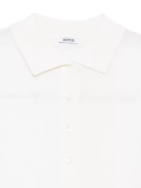 Polo Aspesi alb