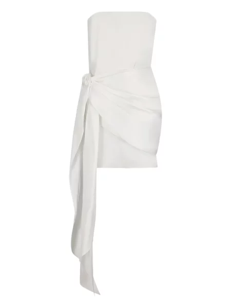 Rochie mini David Koma de costum alb