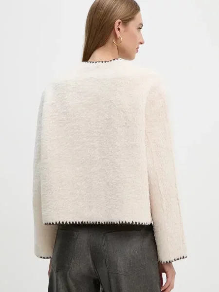 Куртка OUI перехідна oversize бежевий
