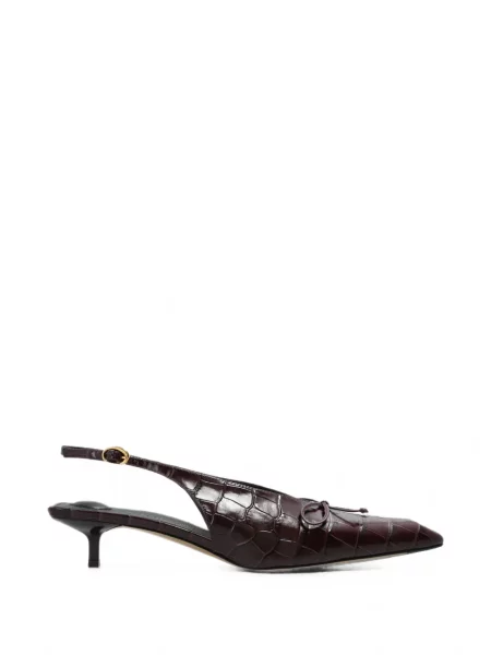 Pantofi cu toc Jacquemus slingback roșu