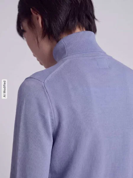 Sweter z golfem o kroju regular fit z mieszanki wełny Gant