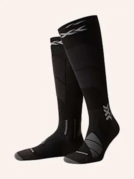 X-Socks Skarpety Narciarskie Ski Perform Merino Z Dodatkiem Wełny Merino schwarz czarne
