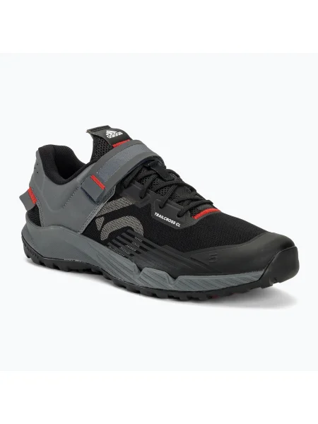 Olcsóbban. Férfi MTB kerékpáros cipő adidas FIVE TEN Trailcross Clip A mag fekete/szürke három/piros. Méret: 44 UK fekete