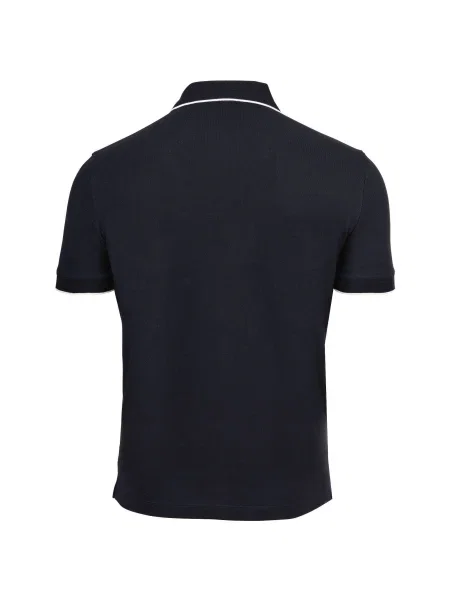Armani Exchange Pólóing Slim Fit sötétkék
